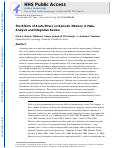 Cover page: The Effects of Acute Stress on Episodic Memory: A Meta-Analysis and Integrative Review