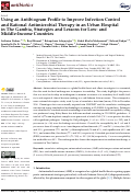 Cover page: Using an Antibiogram Profile to Improve Infection Control and Rational Antimicrobial Therapy in an Urban Hospital in The Gambia, Strategies and Lessons for Low- and Middle-Income Countries