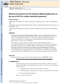 Cover page: What are the reasons for the strikingly different approaches to the use of ACTH in infants with West syndrome?