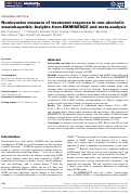 Cover page: Noninvasive measure of treatment response in non‐alcoholic steatohepatitis: Insights from EMMINENCE and meta‐analysis