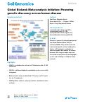 Cover page: Global Biobank Meta-analysis Initiative: Powering genetic discovery across human disease