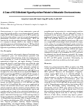 Cover page: A Case of HCG-Mediated Hyperthyroidism Related to Metastatic Choriocarcinoma