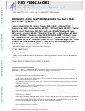 Cover page: Adolescent Alcohol Use Predicts Cannabis Use over A Three Year Follow-Up Period