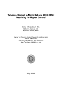 Cover page: Tobacco Control in North Dakota, 2004-2012: Reaching for Higher Ground