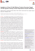 Cover page: Lipidation of Class IV CdiA Effector Proteins Promotes Target Cell Recognition during Contact-Dependent Growth Inhibition