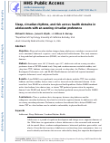 Cover page: Sleep, Circadian Rhythms, and Risk Across Health Domains in Adolescents With an Evening Circadian Preference