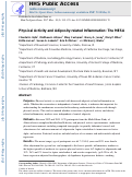 Cover page: Physical Activity and Adiposity-related Inflammation