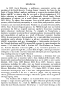 Cover page: Encroaching on Autonomy: The Influence of the Academic Bill of Rights on U.S. Higher Education