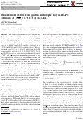 Cover page: Measurement of deuteron spectra and elliptic flow in Pb–Pb collisions at sNN = 2.76 TeV at the LHC