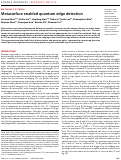 Cover page: Metasurface enabled quantum edge detection