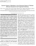 Cover page: Dynamic Nature of Alterations in the Endocrine System of Fathead Minnows Exposed to the Fungicide Prochloraz