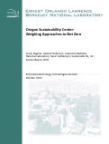 Cover page: Oregon Sustainability Center: Weighing Approaches to Net Zero