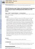 Cover page: ATR–FTIR spectroscopic evidence for biomolecular phosphorus and carboxyl groups facilitating bacterial adhesion to iron oxides