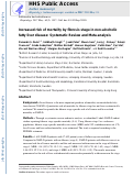 Cover page: Increased risk of mortality by fibrosis stage in nonalcoholic fatty liver disease: Systematic review and meta‐analysis