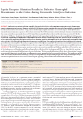 Cover page: Leptin Receptor Mutation Results in Defective Neutrophil Recruitment to the Colon during Entamoeba histolytica Infection