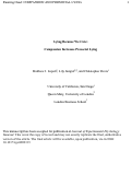 Cover page: Lying because we care: Compassion increases prosocial lying.