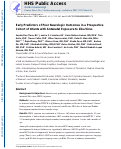 Cover page: Early Predictors of Poor Neurologic Outcomes in a Prospective Cohort of Infants With Antenatal Exposure to Zika Virus