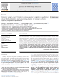 Cover page: Dumb or smart asses? Donkey's (Equus asinus) cognitive capabilities share the heritability and variation patterns of human's (Homo sapiens) cognitive capabilities