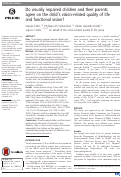 Cover page: Do visually impaired children and their parents agree on the child's vision-related quality of life and functional vision?