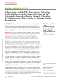 Cover page: Inflammation and NLRP3 Inflammasome Activation Initiated in Response to Pressure Overload by Ca2+/Calmodulin-Dependent Protein Kinase II δ Signaling in Cardiomyocytes Are Essential for Adverse Cardiac Remodeling