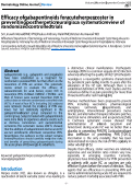 Cover page: Efficacy of gabapentinoids for acute herpes zoster in preventing postherpetic neuralgia: a systematic review of randomized controlled trials