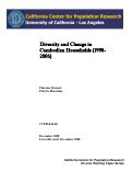 Cover page: Diversity and Change in Cambodian Households (1998-2006)