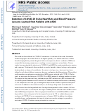 Cover page: Detection of COVID-19 Using Heart Rate and Blood Pressure: Lessons Learned from Patients with ARDS