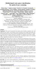 Cover page: Mobile-based oral cancer classification for point-of-care screening