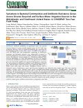 Cover page: Variations in Bacterial Communities and Antibiotic Resistance Genes Across Diverse Recycled and Surface Water Irrigation Sources in the Mid-Atlantic and Southwest United States: A CONSERVE Two-Year Field Study