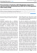 Cover page: Characteristics of patients with hidradenitis suppurativa seen at a tertiary care facility from 2009-2019: a retrospective chart review study