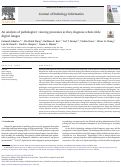 Cover page: An analysis of pathologists viewing processes as they diagnose whole slide digital images.