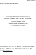 Cover page: Veterans' Perspectives on the Psychosocial Impact of Killing in War