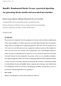 Cover page: RamBO: Randomized blocky Occam, a practical algorithm for generating blocky models and associated uncertainties