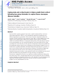 Cover page: Coping style and cortisol levels in infancy predict hair cortisol following new group formation in captive rhesus macaques (Macaca mulatta)