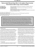 Cover page: Intracranial Hemorrhage Due to Secondary Hypertension from Intracranial Large Vessel Occlusion