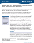 Cover page: Identifying CD38+ cells in patients with multiple myeloma: first-in-human imaging using copper-64–labeled daratumumab