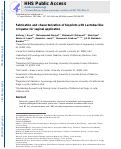 Cover page: Fabrication and characterization of bioprints with Lactobacillus crispatus for vaginal application.