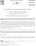 Cover page: The search for the palmitoylethanolamide receptor