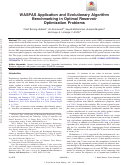 Cover page: WASPAS Application and Evolutionary Algorithm Benchmarking in Optimal Reservoir Optimization Problems