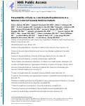 Cover page: Preventability of Early Versus Late Hospital Readmissions in a National Cohort of General Medicine Patients.