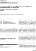 Cover page: Glucagon-like peptide-1 therapy and the exocrine pancreas: innocent bystander or friendly fire?