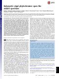 Cover page: Eukaryotic algal phytochromes span the visible spectrum