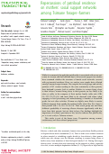 Cover page: Repercussions of patrilocal residence on mothers social support networks among Tsimane forager-farmers.