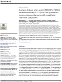 Cover page: A phase 2 study of an oral mTORC1/mTORC2 kinase inhibitor (CC-223) for non-pancreatic neuroendocrine tumors with or without carcinoid symptoms