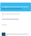 Cover page: DC Appliances and DC Power Distribution: A Bridge to the Future Net Zero Energy Homes