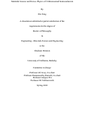 Cover page: Materials Science and Device Physics of 2-Dimensional Semiconductors