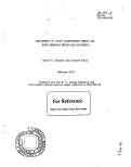 Cover page: DEVELOPMENT OF STATE INTERINDUSTRY MODELS FOR ROCKY MOUNTAIN REGION and CALIFORNIA