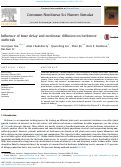 Cover page: Influence of time delay and nonlinear diffusion on herbivore outbreak