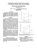 Cover page: Using Backward Masking to Study Lexical Competition In the Interactive Activation Model of Word Recognition