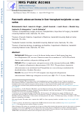 Cover page: Pancreatic adenocarcinoma in liver transplant recipients: a case series.